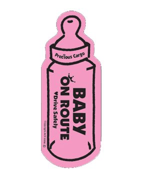 Baby on Route (Bottle, Pink)