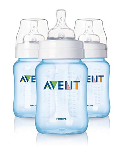 9 oz Natural Feeding Bottle Color: Blue