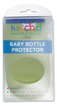 Hatch'd Neoprene Baby Bottle Protector, Green (Discontinued by Manufacturer)