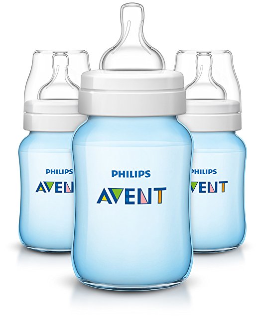 Philips Avent Anti-colic Baby Bottles Blue, 9oz, 3 Piece