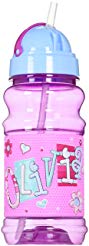 John Hinde Drink Bottle with Straw, Olivia