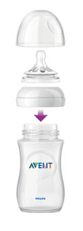 Philips AVENT SCF690/17 Natural Bottle 9 oz, BPA Free, 1-Pack Product Shot