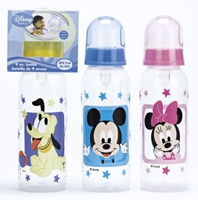 Disney Mickey and Friends BPA Free Nursing Bottle 9 oz. (3-Pack)