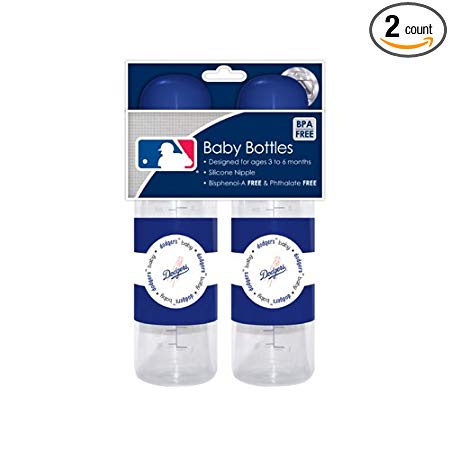 MLB Team 9-Ounce Baby Bottles, 2-Pack