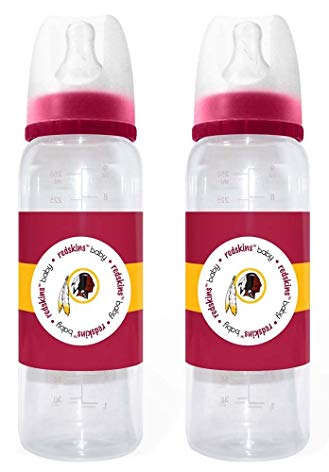 Baby Fanatic NFL Washington Redskins Baby Fanatic 2-Pack of Bottles