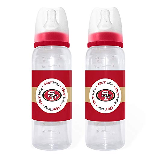 Baby Fanatic Baby Bottles 2 piece, San Francisco 49ers, One Size