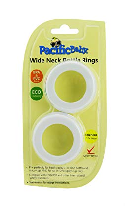 Pacific Baby Wide Neck Bottle Rings, 2-Count