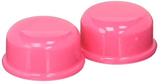 organicKidz Narrow Necked Bottle Cap, Pink, 2 Count