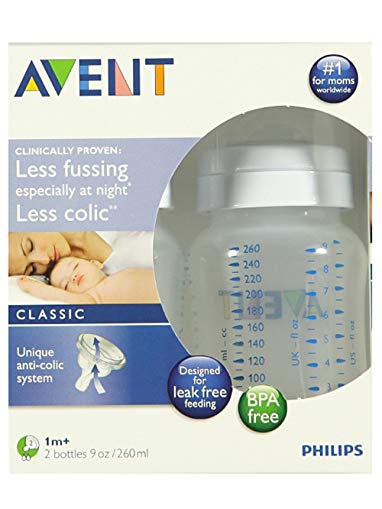 Classic Feeding Bottles (2 Pack) Size: 9 oz