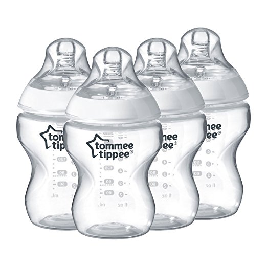 Tommee Tippee Closer to Nature Bottles, 9 Ounce, 4 Count