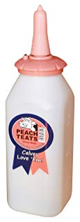 Peach Teats Standard Nursing Bottle Complete, Pink