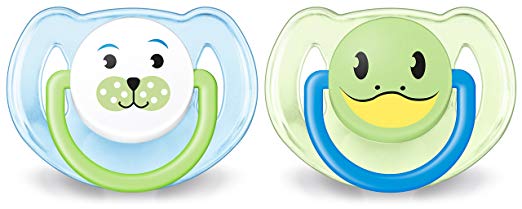 6-18 Months+ Animal Avent Silicone Soothers