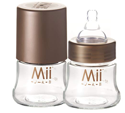 Mii 2 Pack Forever Nurser Bottle, 4-Ounce (Discontinued by Manufacturer)