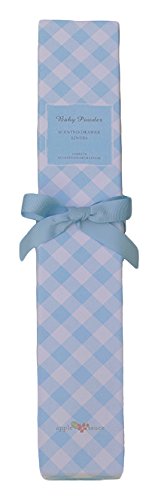 Applesauce Scented Drawer Liner with Baby Powder Scent, Blue Gigham