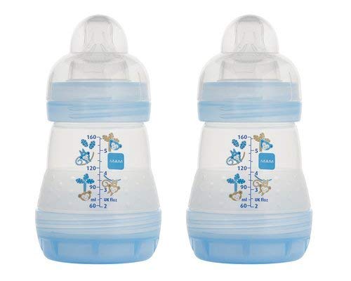 MAM 2-Pack BPA Free Bottle, 5 Ounce, Color May Vary