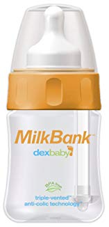 MilkBank BPA Free Vented Feeding Bottles 5 oz Single Pack (Discontinued by Manufacturer)