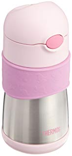 Japanese THERMOS Vacuum Insulation Baby Straw Mug Bottle 0.29L Pink FFH-290ST